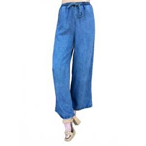 NEW SADIE & SAGE wide leg tencel pant in denim